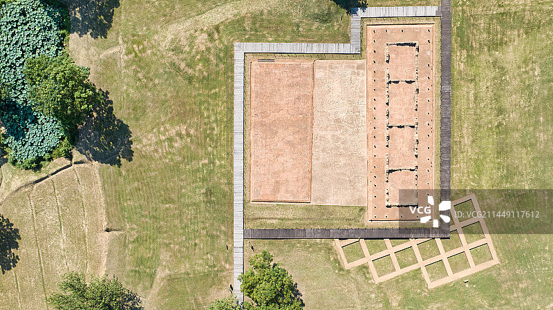 湖北武汉盘龙城宫殿遗址图片素材