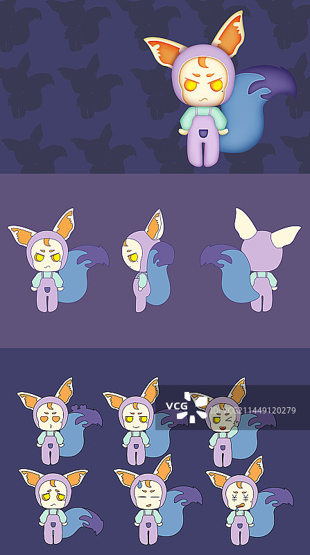 IP形象设计--狐小狸图片素材