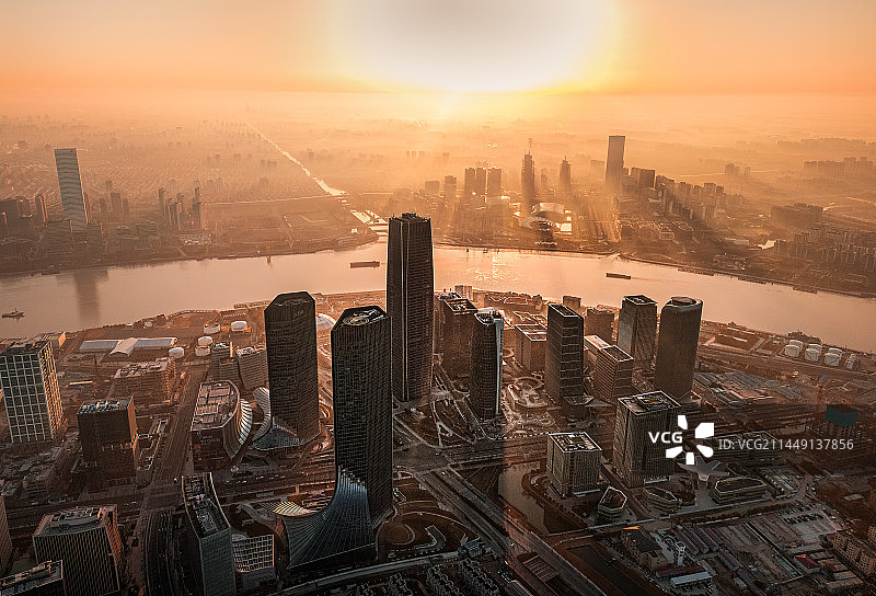 腾飞中的徐汇西岸图片素材