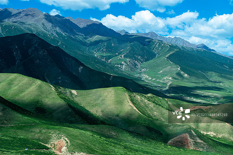 肃南县康乐草原风光图片素材