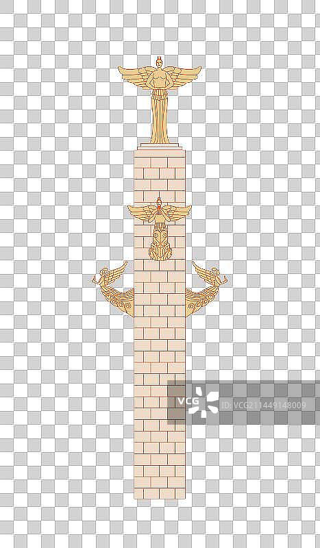 国风地标系列—泉州 飞天迎宾图片素材