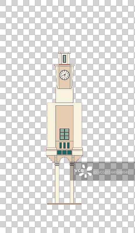 国风地标系列—泉州 钟楼图片素材