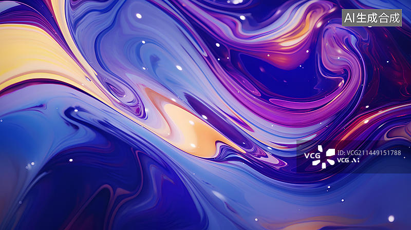 【AI数字艺术】3D概念炫彩背景图片素材