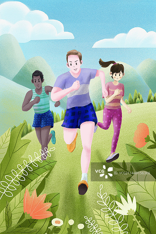 勇敢向前冲--马拉松比赛图片素材