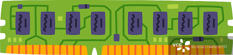 作为个人电脑的随机存取存储器图片素材