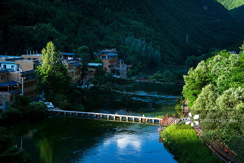 甘南宕昌官鹅沟风光图片素材