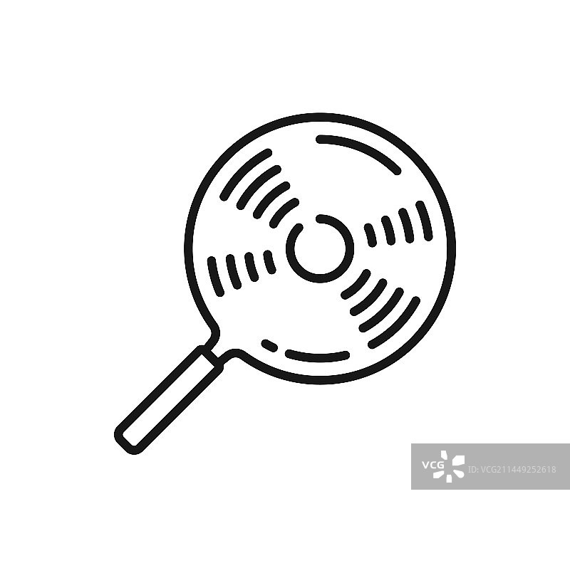 电磁炉烹饪表面轮廓图标图片素材