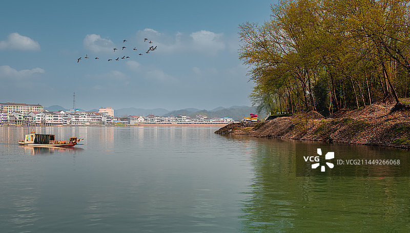 桃花江水岸小镇   三堂街图片素材