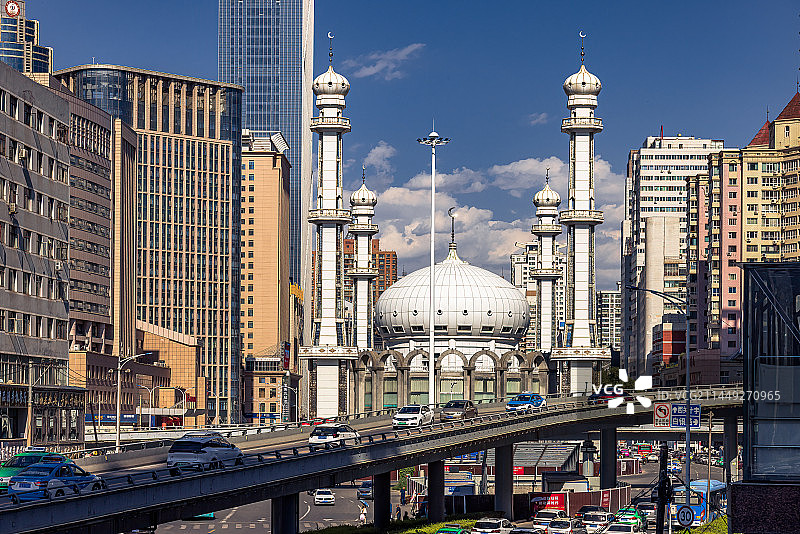 兰州西关清真寺图片素材