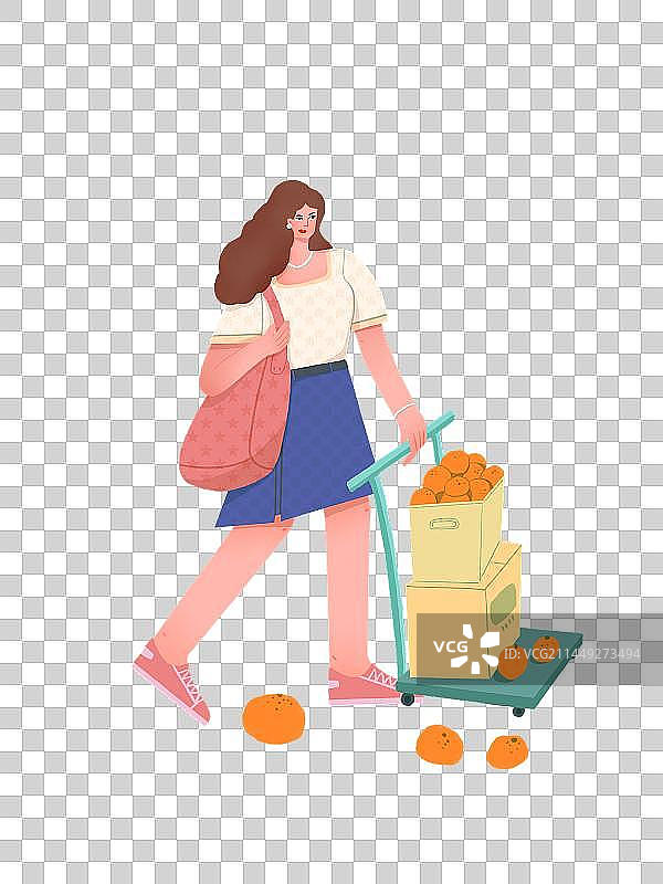 去超市买水果图片素材