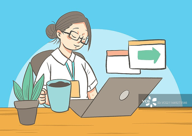 程序员插画图片素材