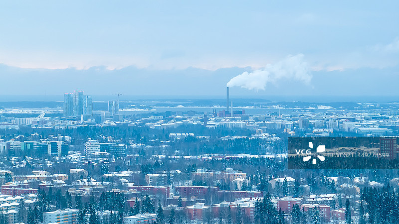 芬兰首都赫尔辛基冬图片素材