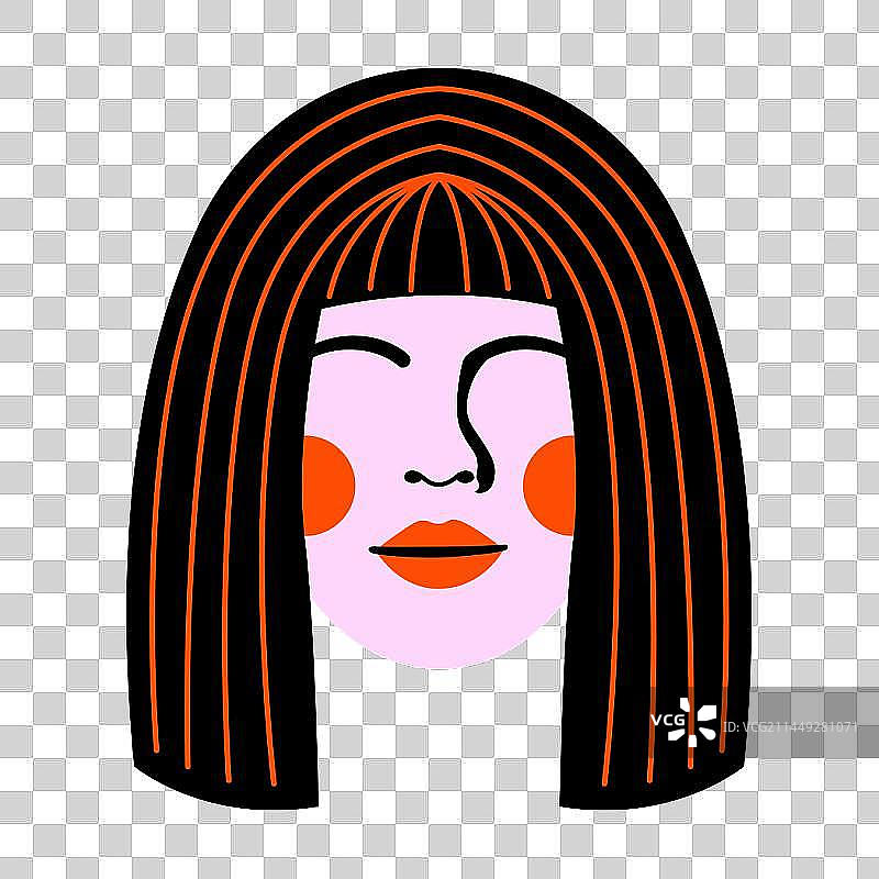 女性头像图片素材