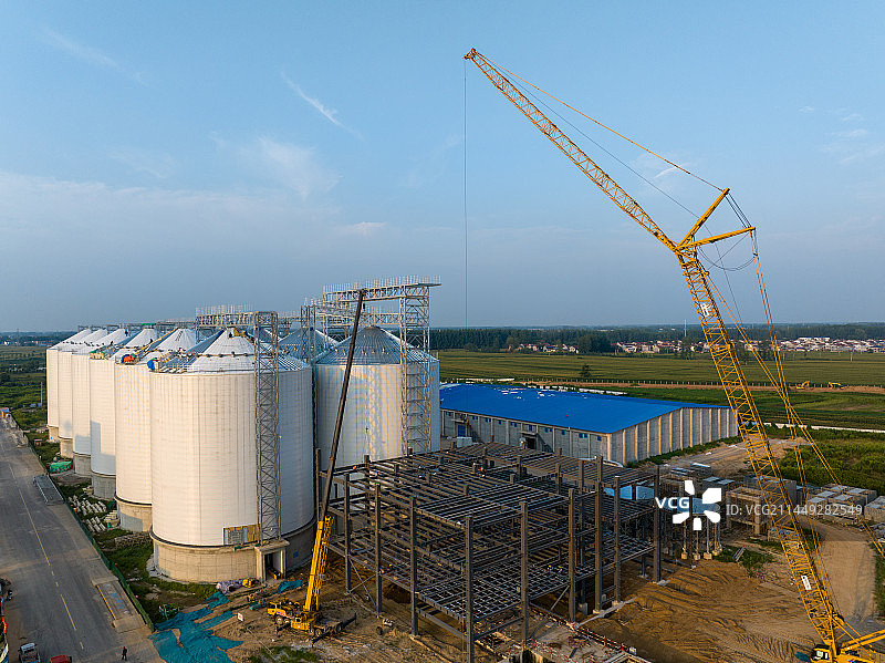 河南周口在建益海嘉里（周口）现代食品产业园图片素材
