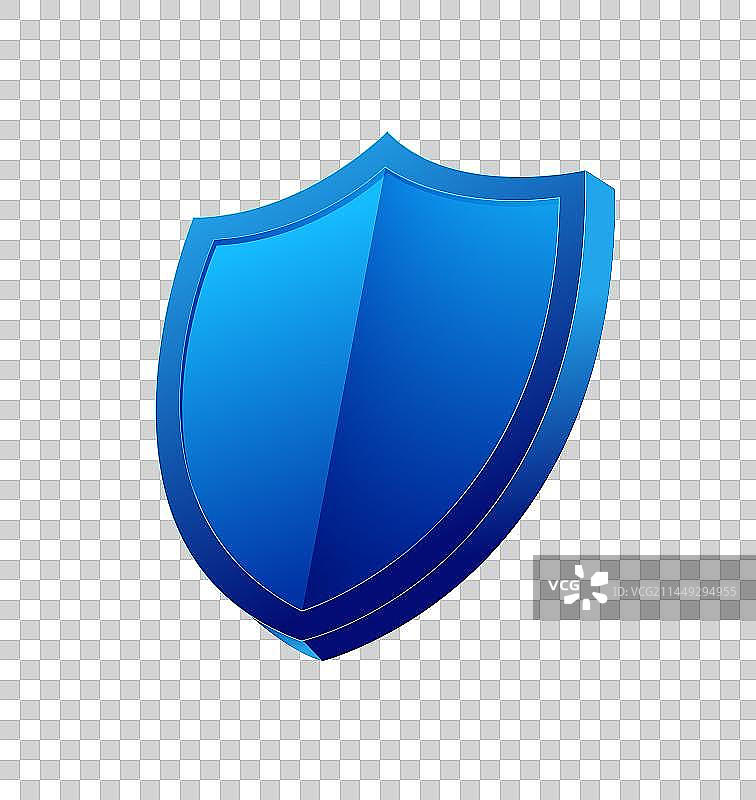 网络安全蓝色盾牌图标图片素材