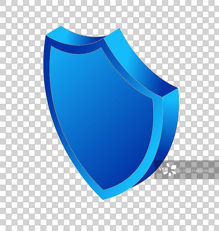 网络安全蓝色盾牌图标图片素材