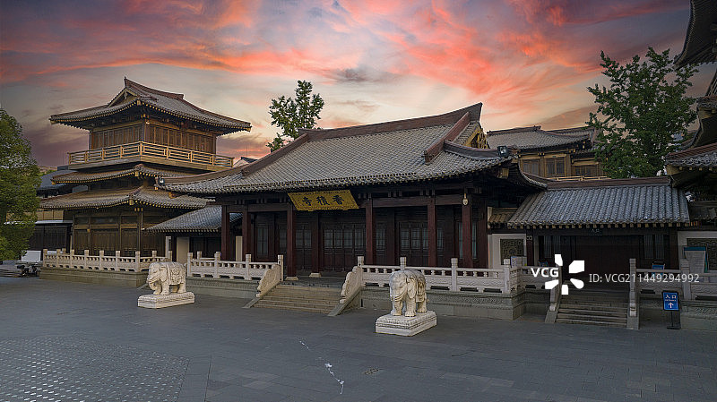 浙江省湖州拱墅区香积寺图片素材