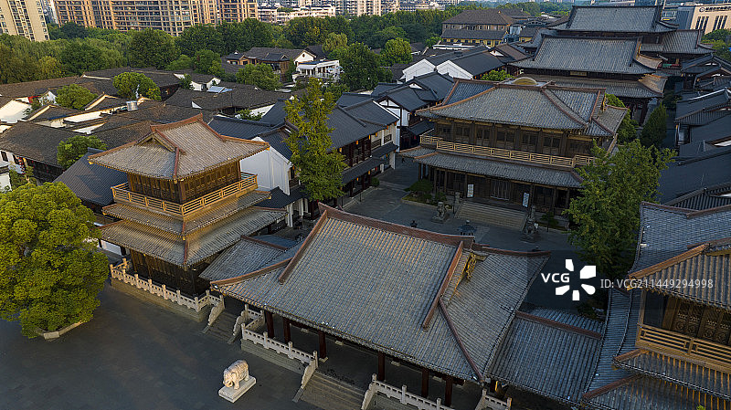 浙江省湖州拱墅区香积寺图片素材