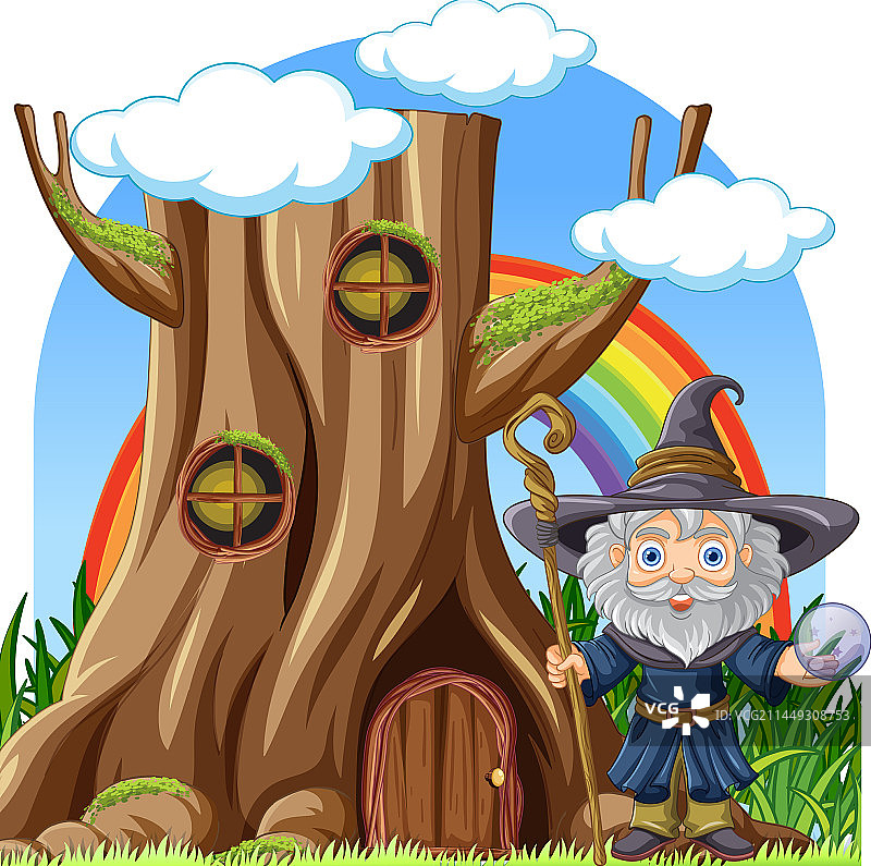 魔法大陆的巫师图片素材