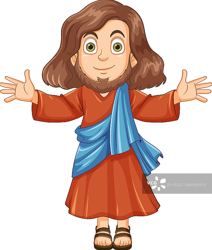 耶稣基督卡通人物图片素材