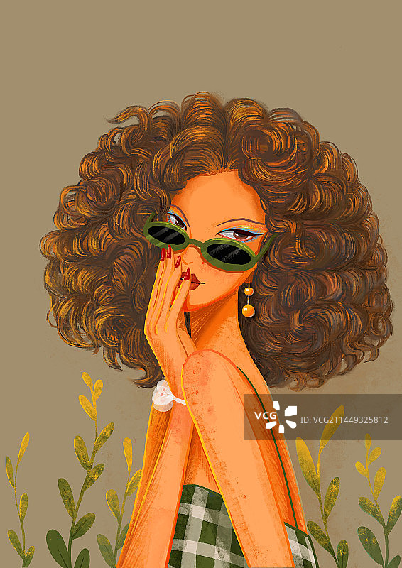 时尚女郎-01图片素材