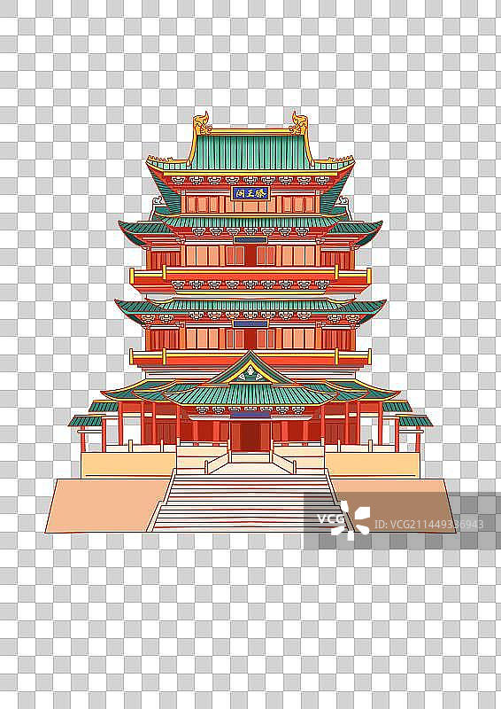 南昌滕王阁图片素材