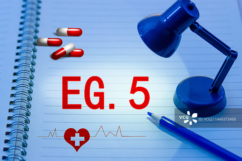 新冠变异毒株EG.5图片素材