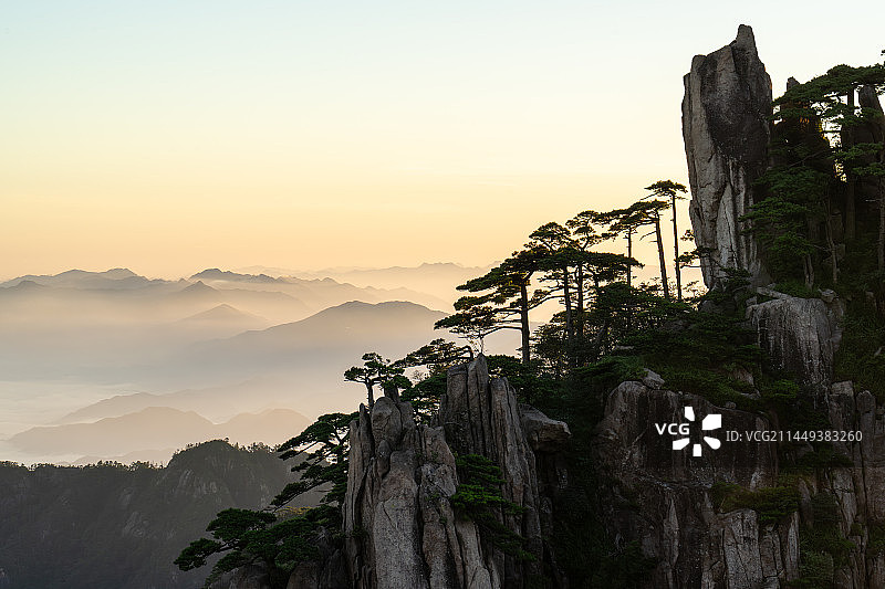 黄山的清晨图片素材