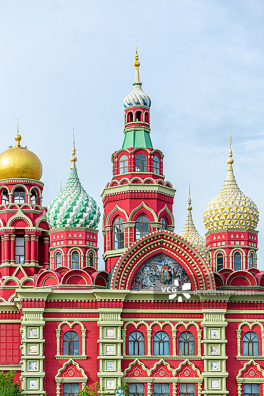 满洲里套娃广场图片素材