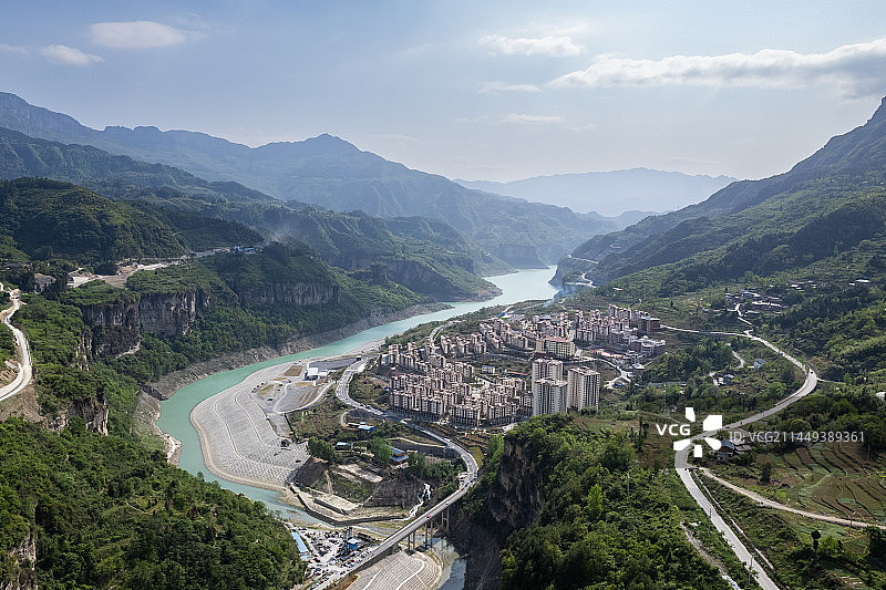 重庆南川金佛山178环线头渡镇图片素材