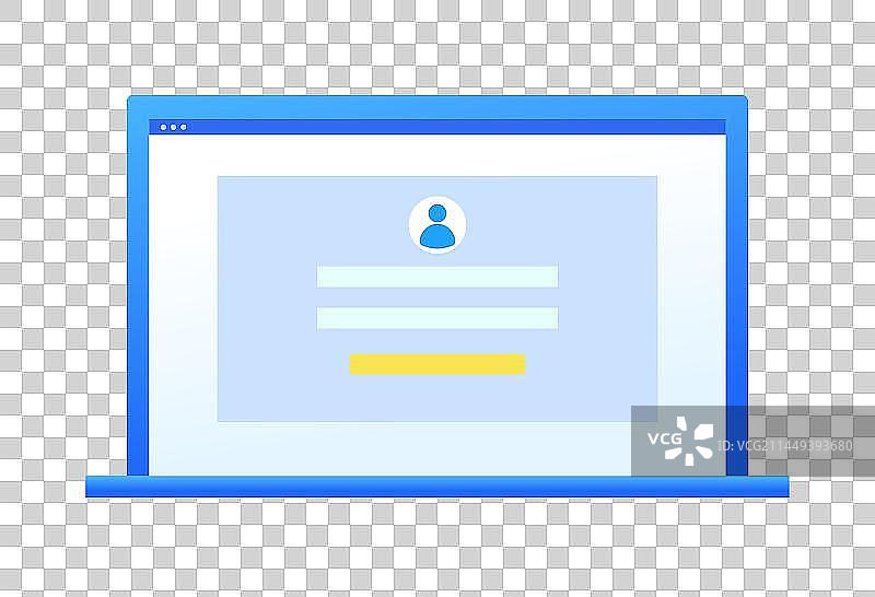 电子信息蓝色笔记本计算机图标图片素材