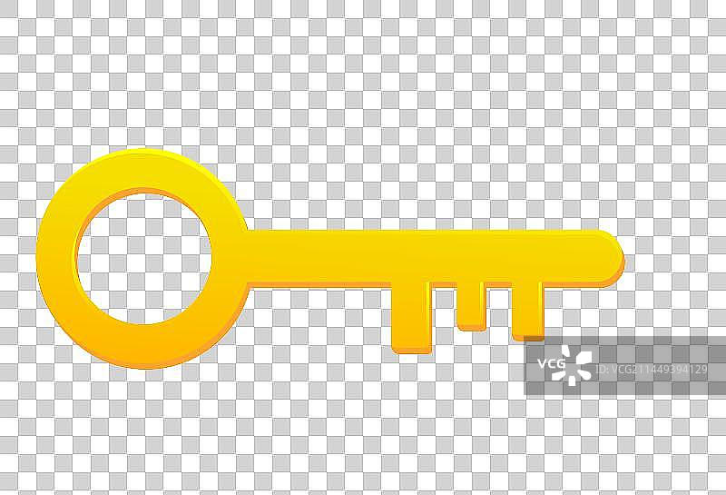 互联网数据信息安全蓝色钥匙和锁图标图片素材