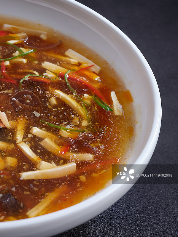酸辣海参羹图片素材