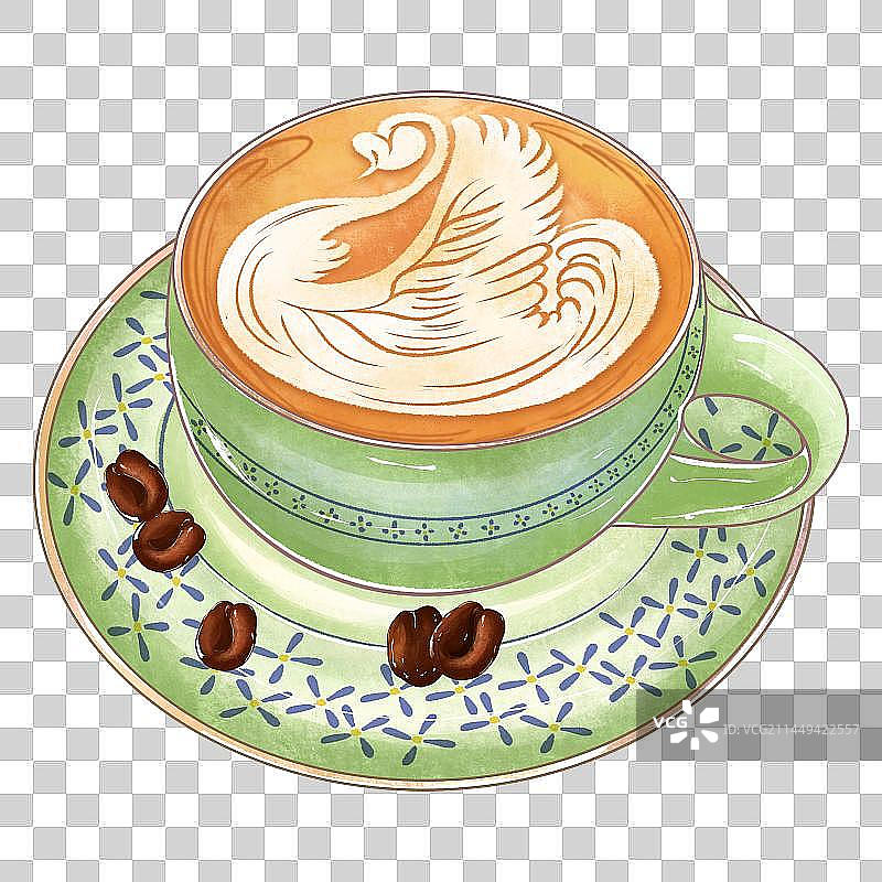 一杯咖啡热饮图片素材