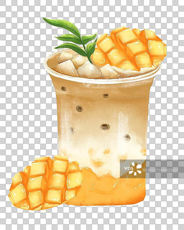 冷饮饮料手绘插画图片素材