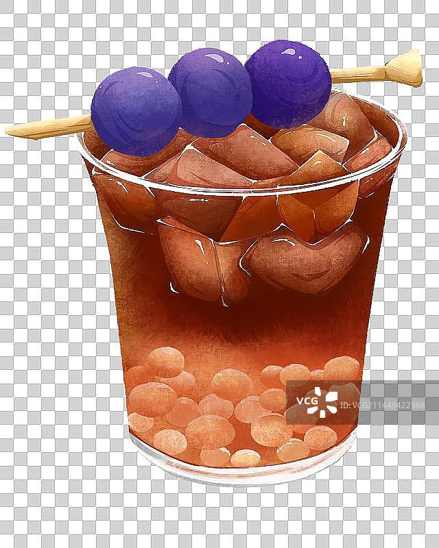 饮料手绘插画图片素材