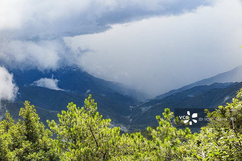 中国江西井冈山黄洋界哨所，黄洋界战斗遗址，黄洋界炮台图片素材
