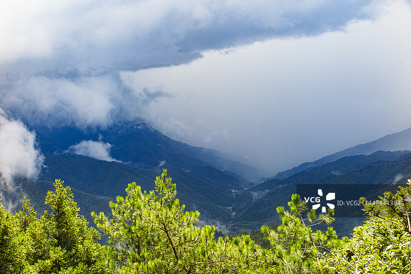 中国江西井冈山黄洋界哨所，黄洋界战斗遗址，黄洋界炮台图片素材