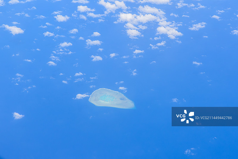 南海岛礁图片素材