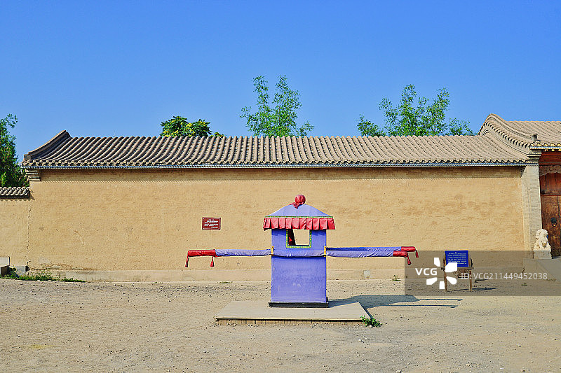 宁夏银川市镇北堡影视基地大话西游拍摄地图片素材