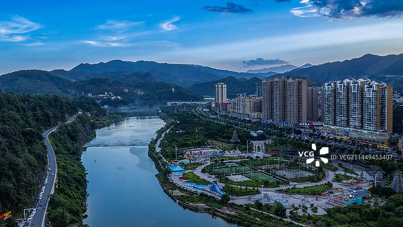 榕江县城市风光图片素材