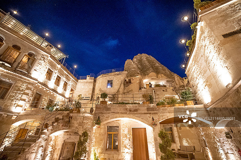 土耳其洞穴酒店图片素材