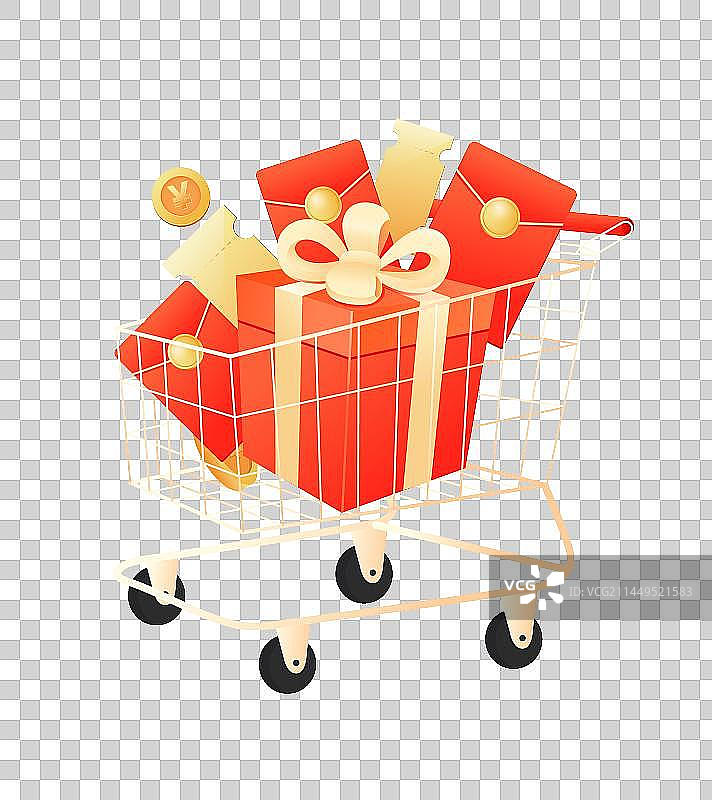 购物车插画图片素材