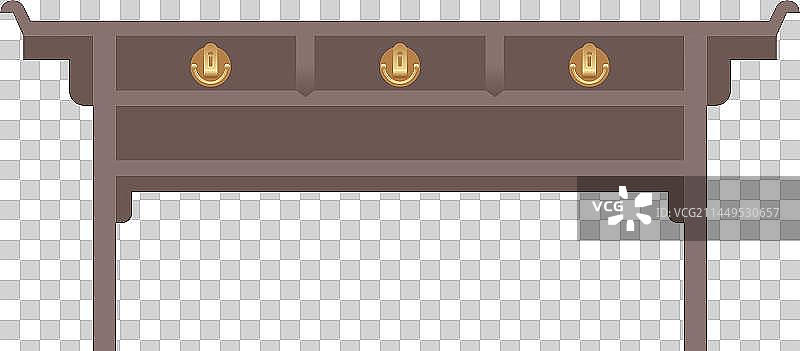 明式家具中的保险柜图片素材