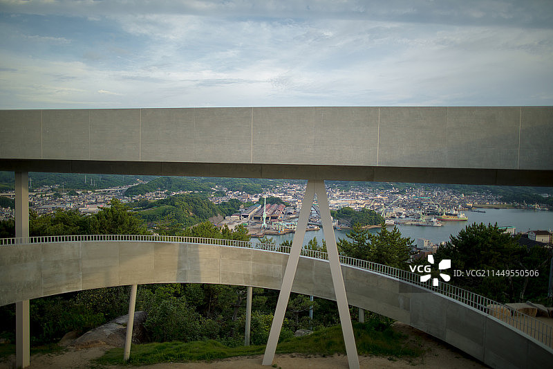 亚洲日本广岛县尾道千光寺山的风光图片素材