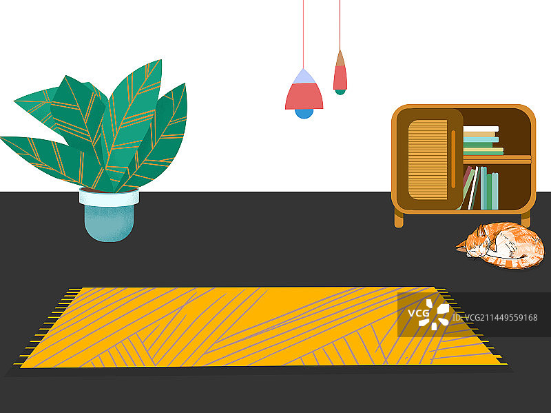 温暖屋内背景图片素材