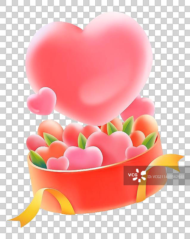 爱心 插画元素图片素材