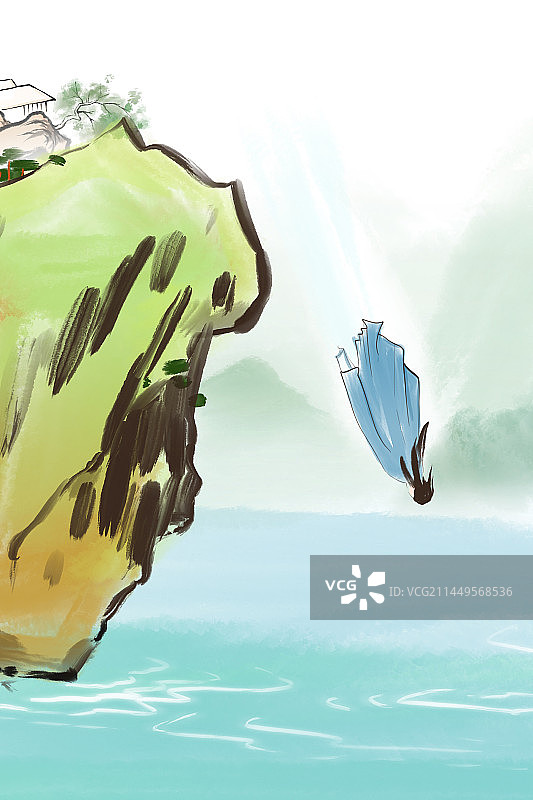 在海里游泳的人图片素材