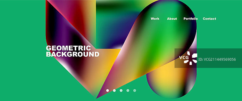 Glassmorphism登陆页背景模板图片素材