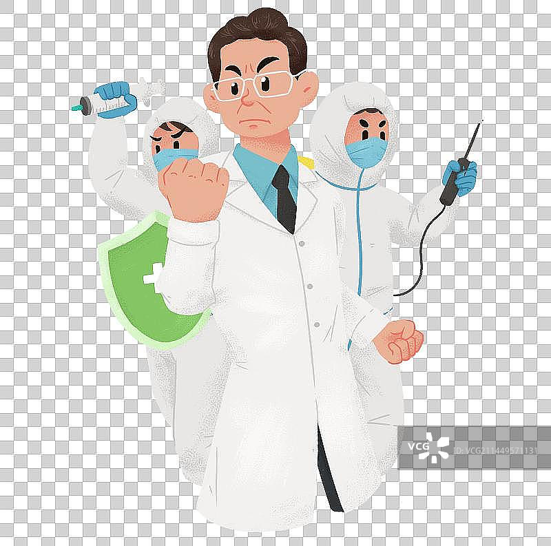 医院医生护士大夫组合图片素材